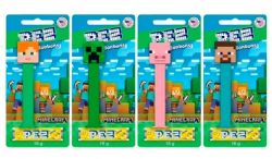 PEZ MINECRAFT - BONBONS ET DISTRIBUTEUR 16G (BONBONS) ASST